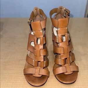 Dolce Vita Tan Strappy Heels